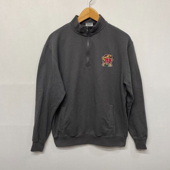 Vintage University of Maryland Terrapins Sweater Sweatshirt Size Medium B354 -8 - Picture 1 of 14